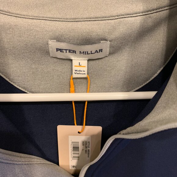 Peter Millar Navy Golf Vest with Tags - Picture 5 of 5